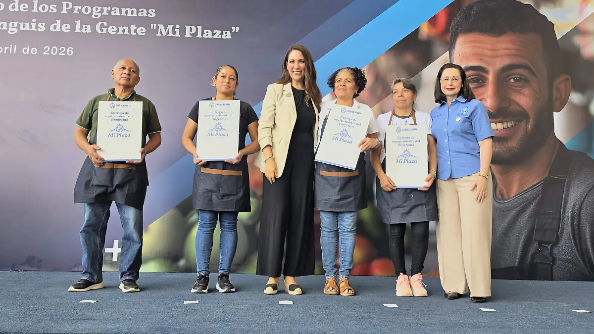 Guanajuato entrega apoyos a más de 360 comerciantes 