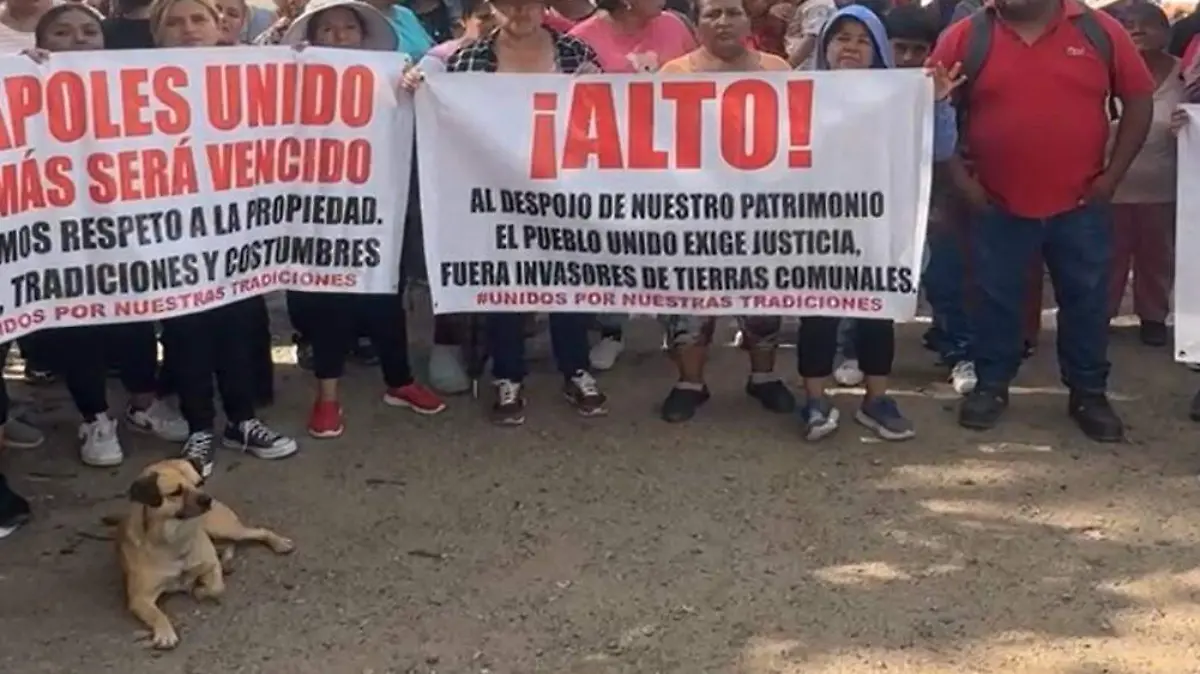 nápoles manifestación