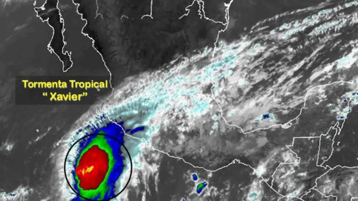 La tormenta tropical es vigilada.