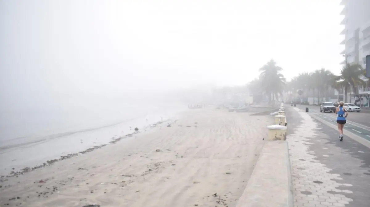 niebla en el mar