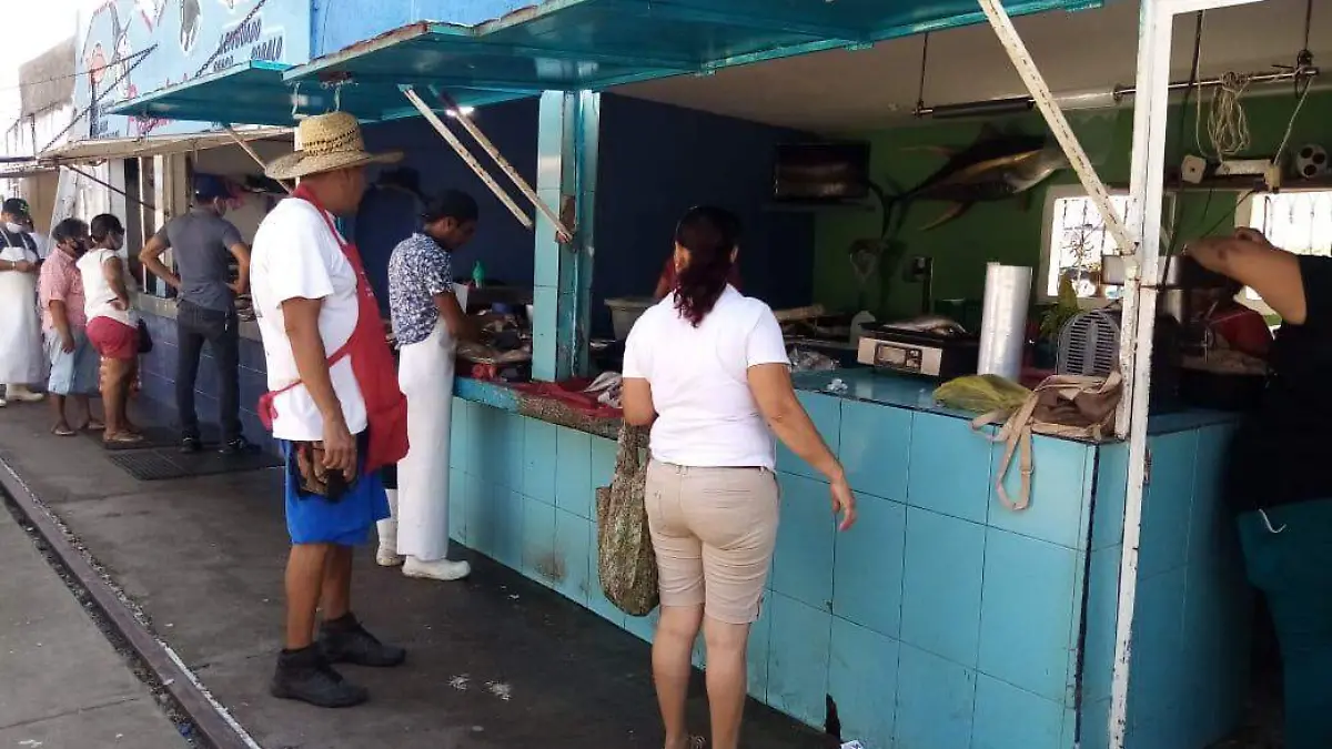 mercado de mariscos