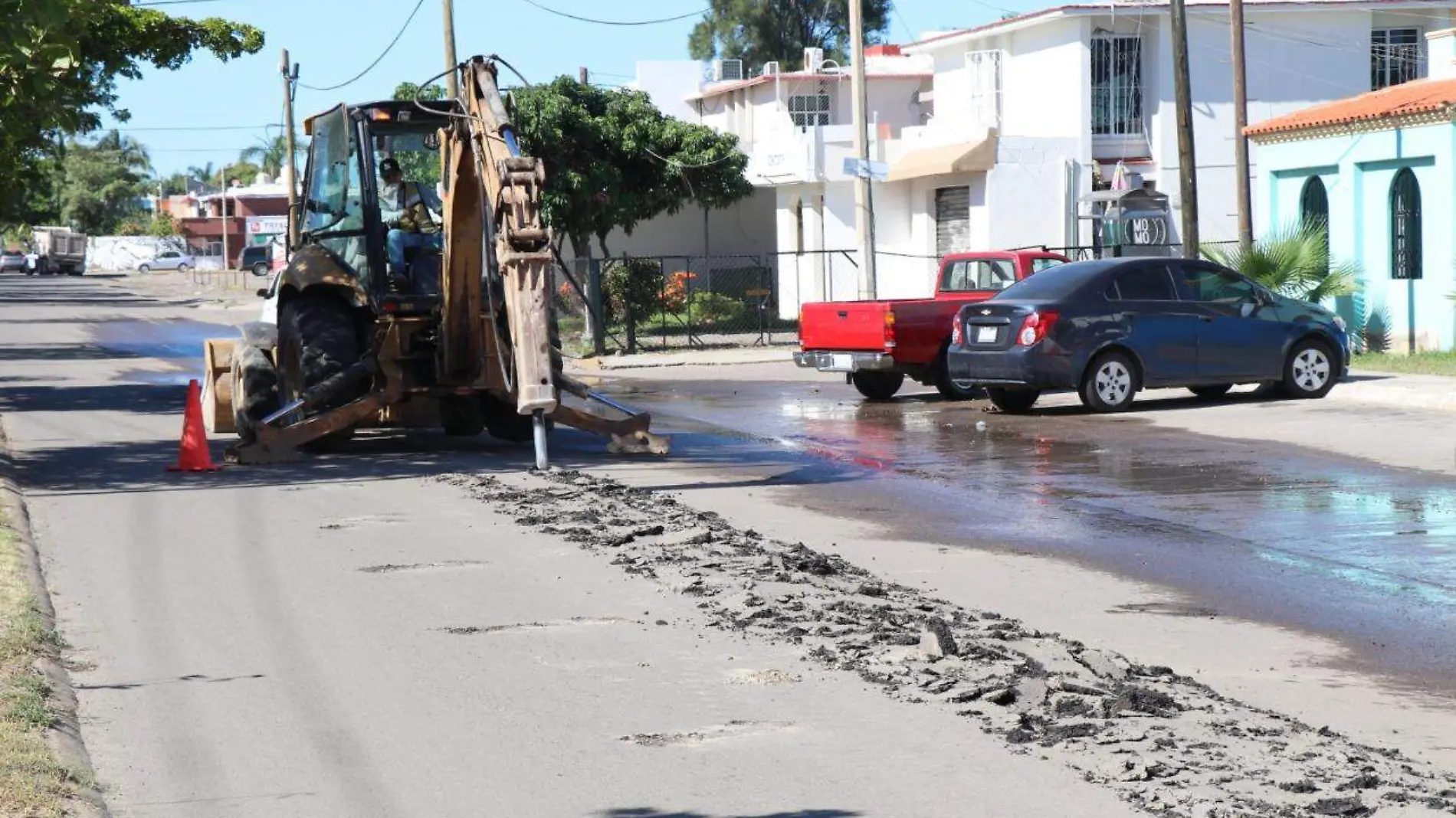 trabajos de reparación