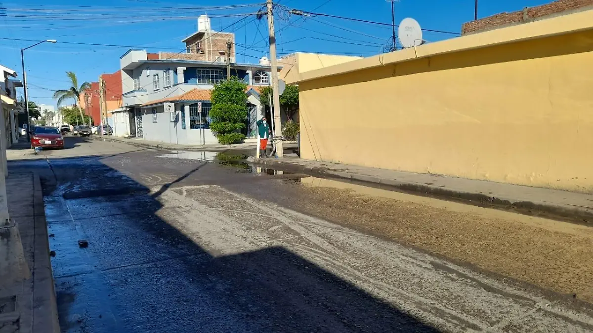 escurrimiento de agua