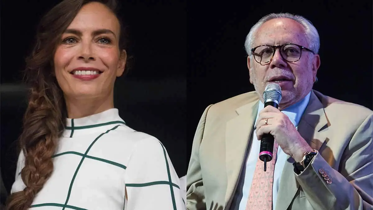 Sasha Sokol y Luis de Llano