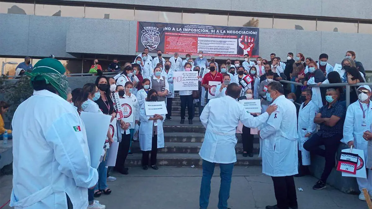 médicos protestan en NL1