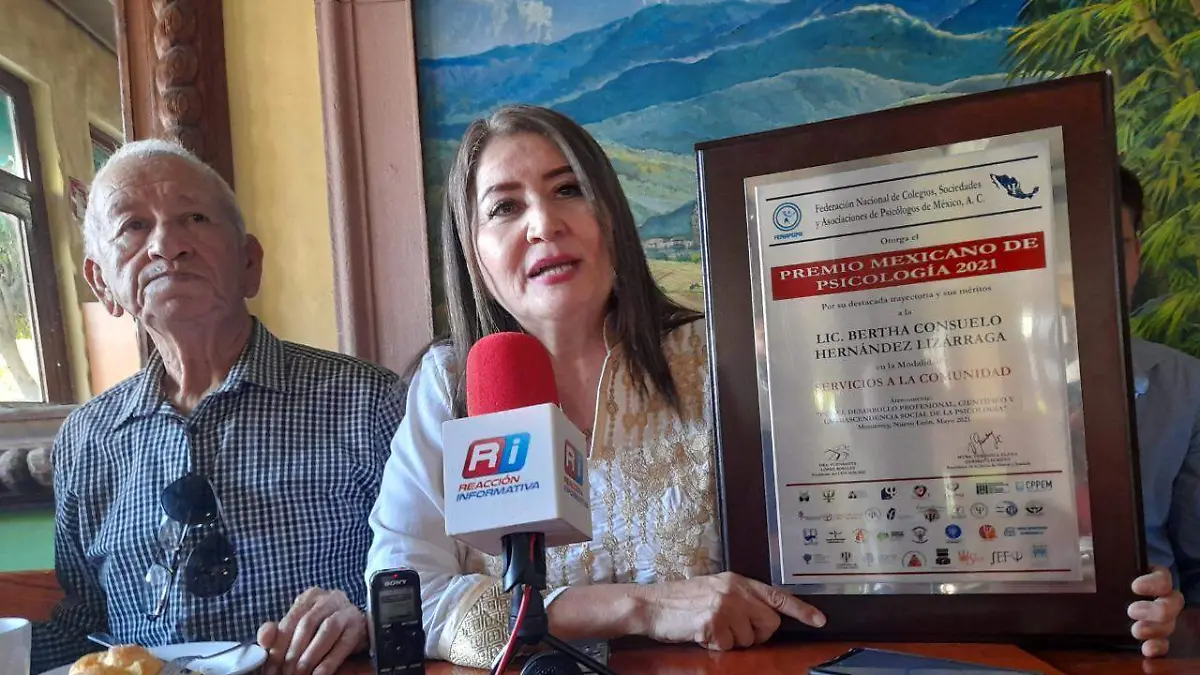 La psicóloga Hernández Lizárraga