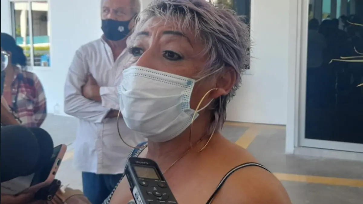 Blanca Lazcano, representante de los tianguistas de la Flores Magón