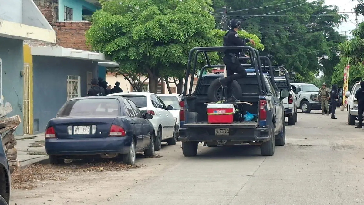 Operativo por intento de privación de la libertad en Mazatlán