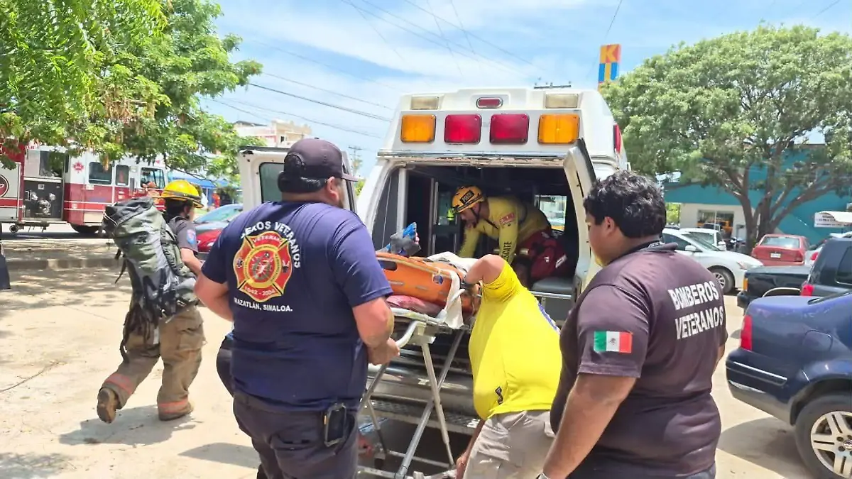 Accidente caida en Mazatlán