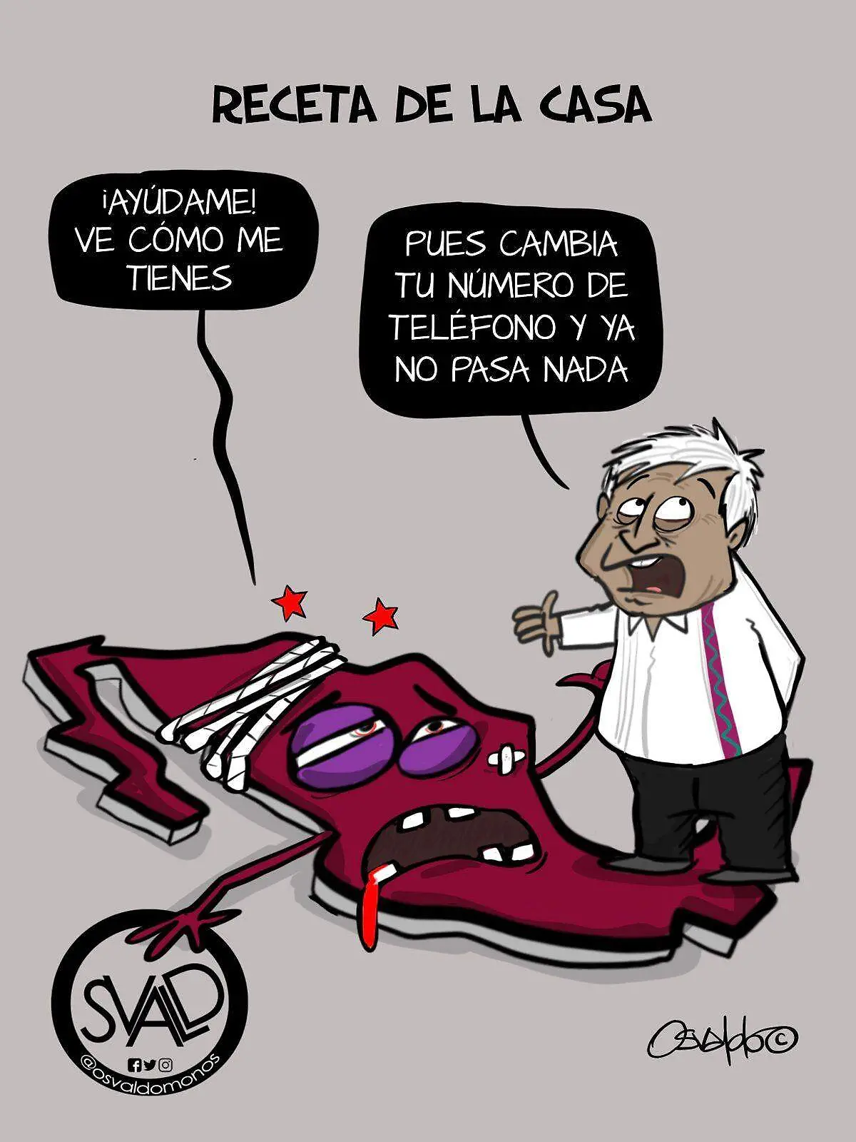 cartón OSVALDO