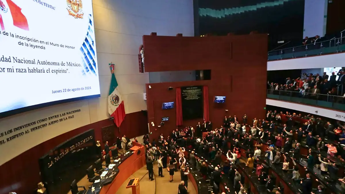la unam en el senado