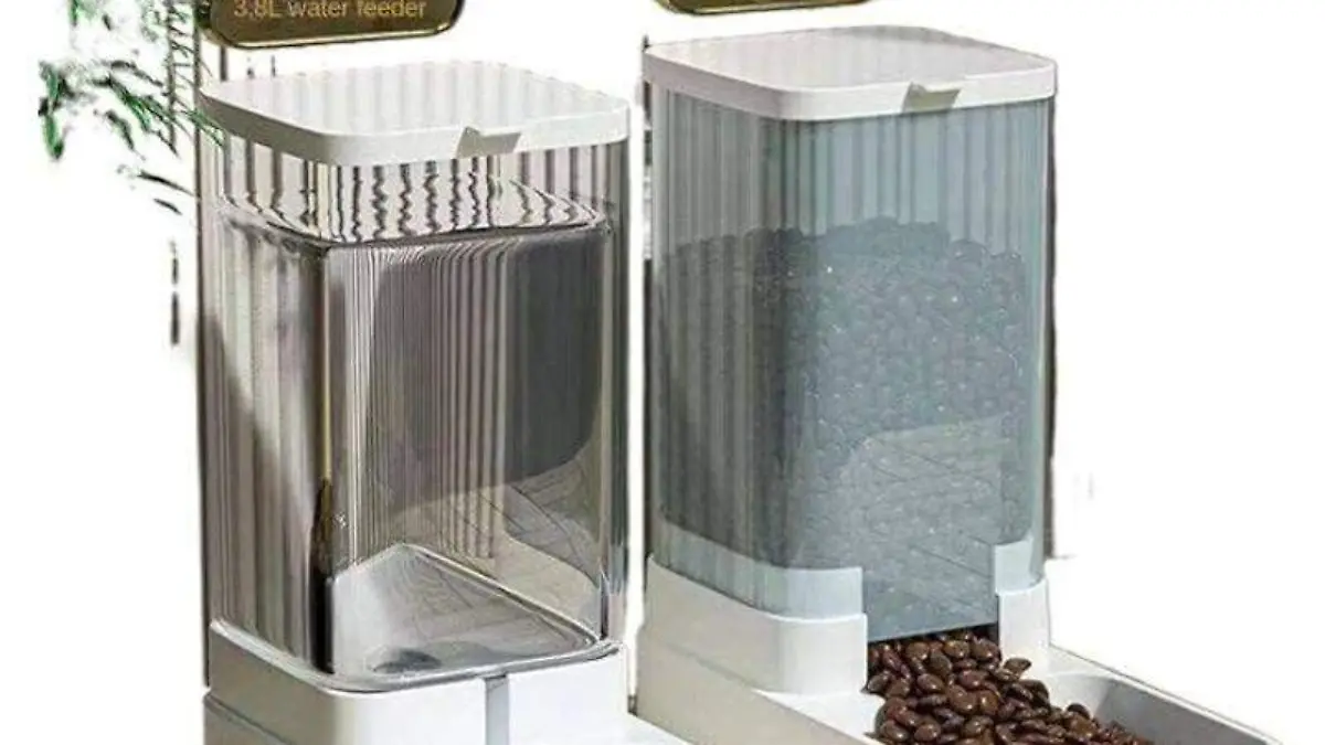 dispensador de alimento y agua