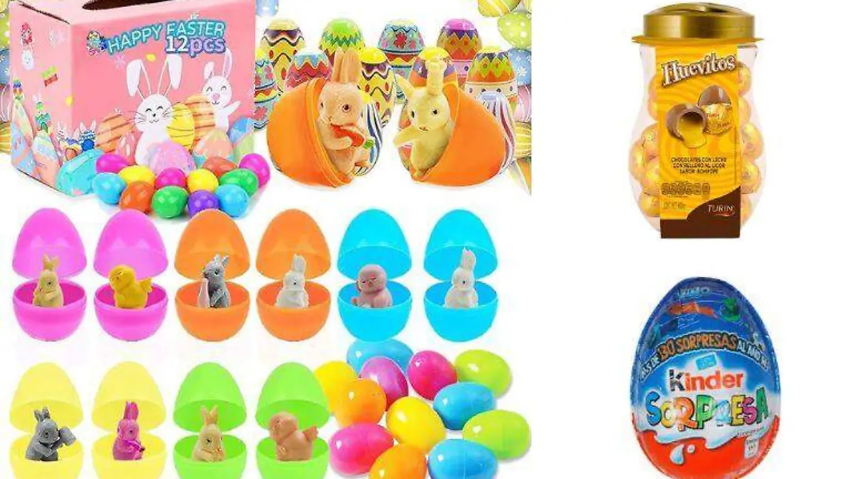 CUE Huevos de Pascua y chocolate