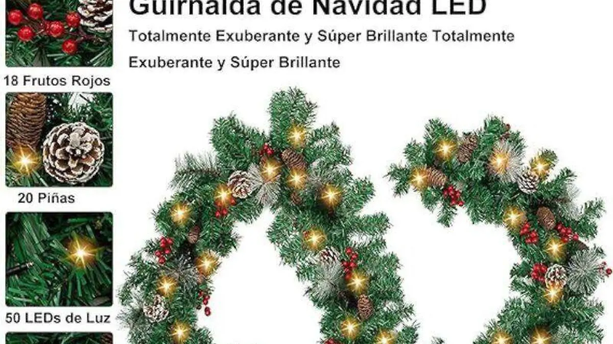guirnalda navideña