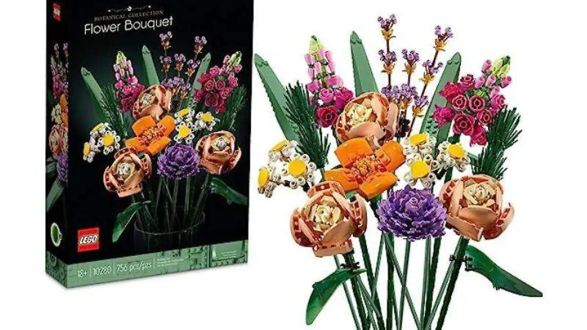 ramo de flores de bloques