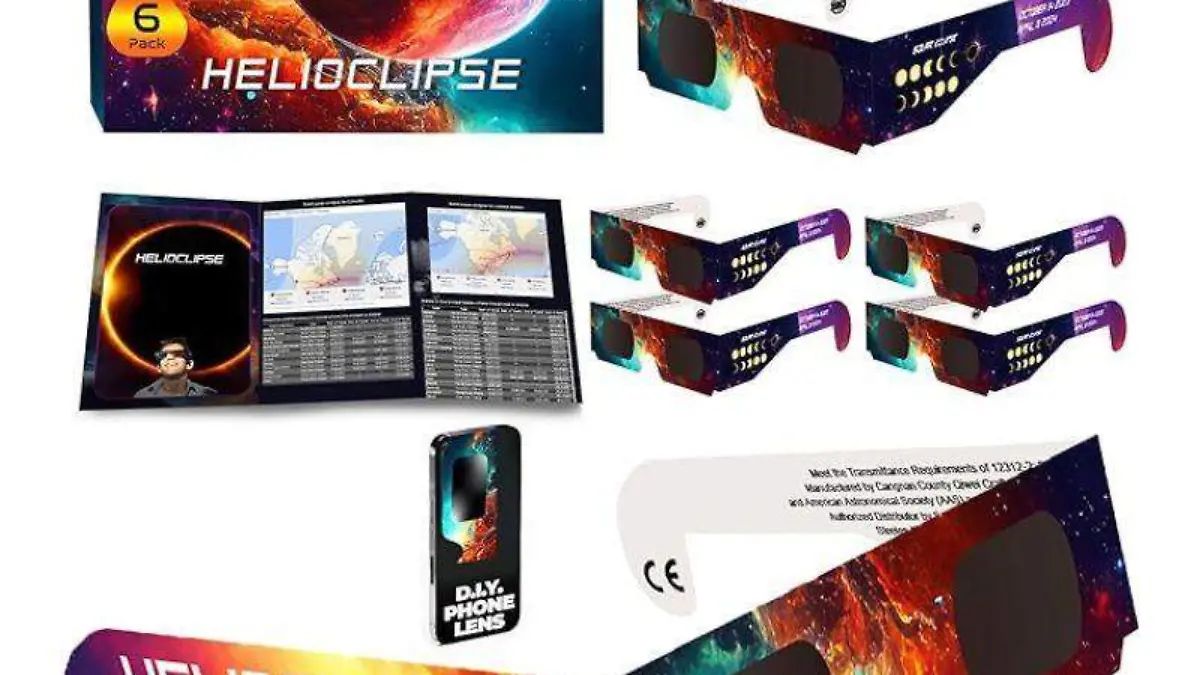 Helioclipse gafas para eclipse solar