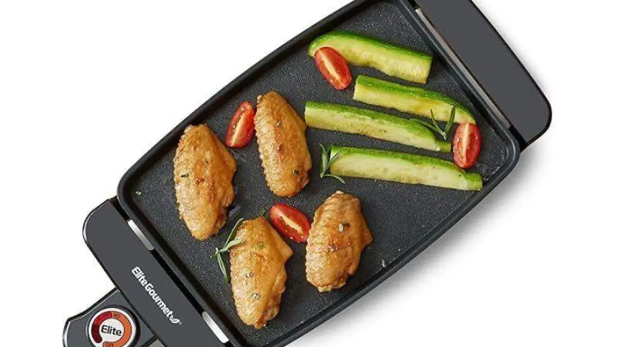 plancha eléctrica compacta