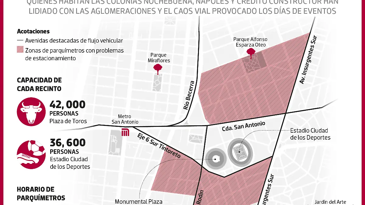 mapa de la plaza de toros
