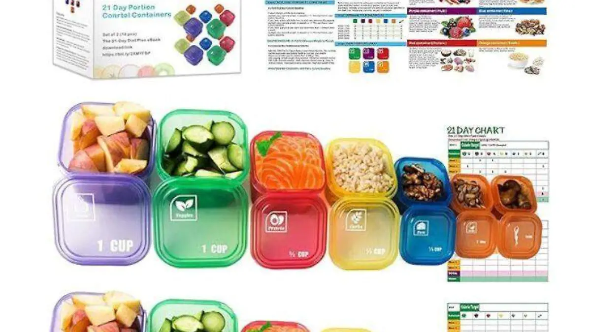 recipientes de control de porciones