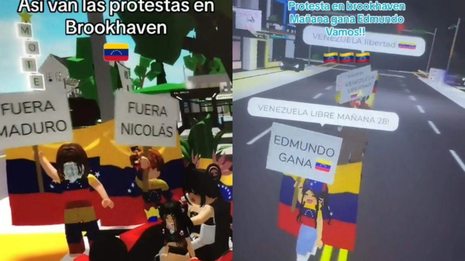 Venezuela-protestas-Roblox