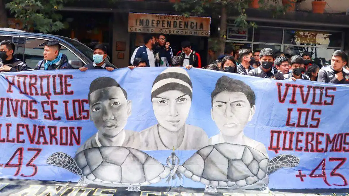 Protesta normalistas de Ayotzinapa