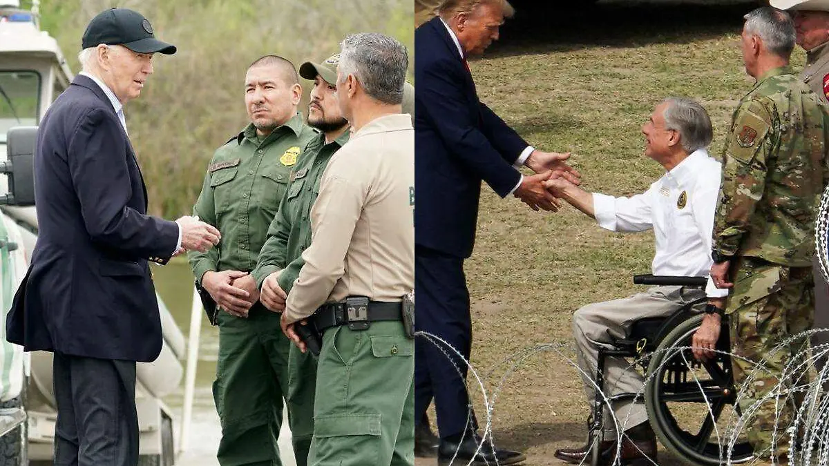 Biden y Trump visitan frontera EU-Mexico