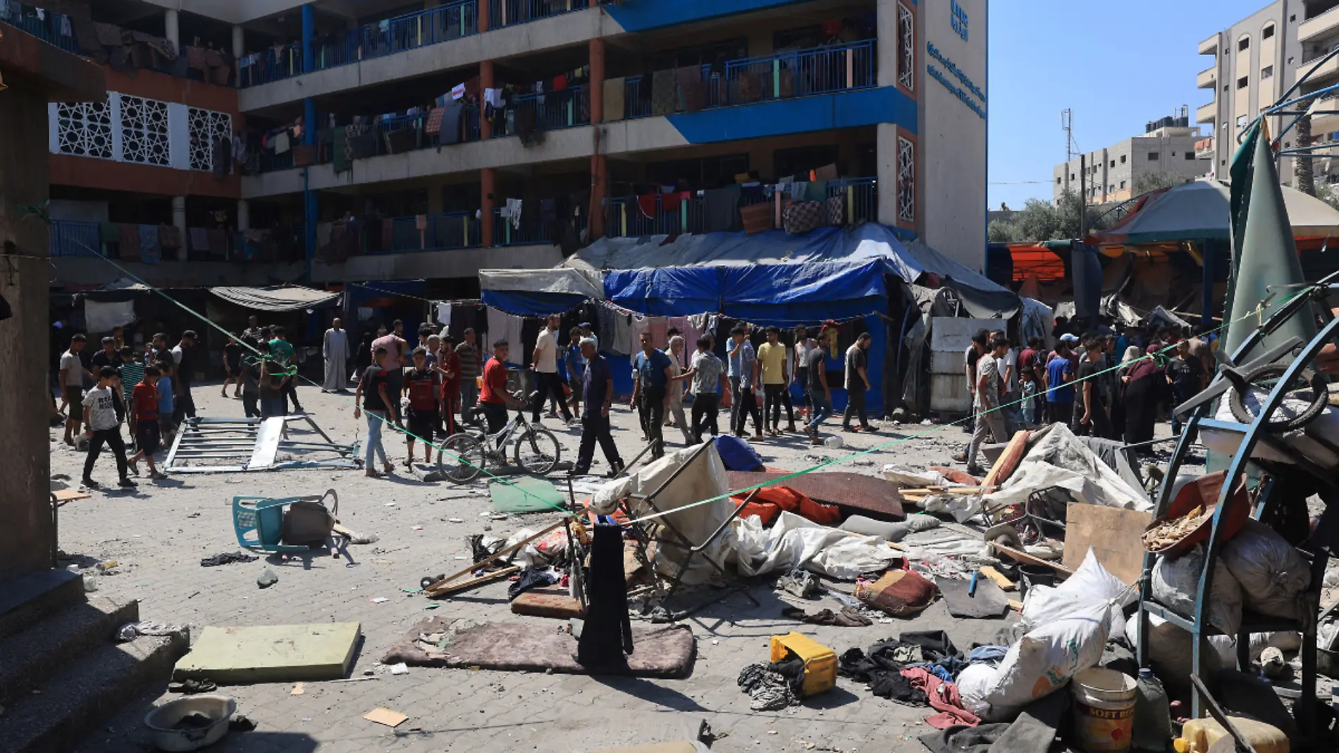 Escuela-Gaza-Bombardeo