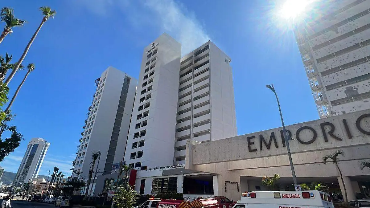 Incendio en hotel Emporio