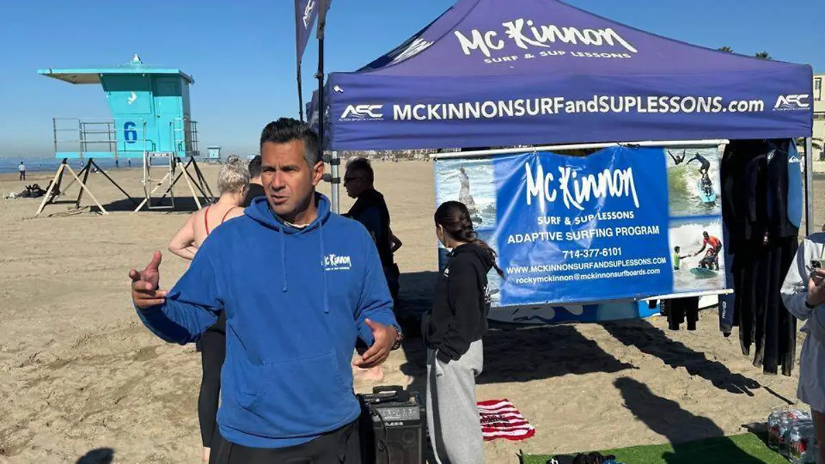 Rocky McKinnon es un referente del surf