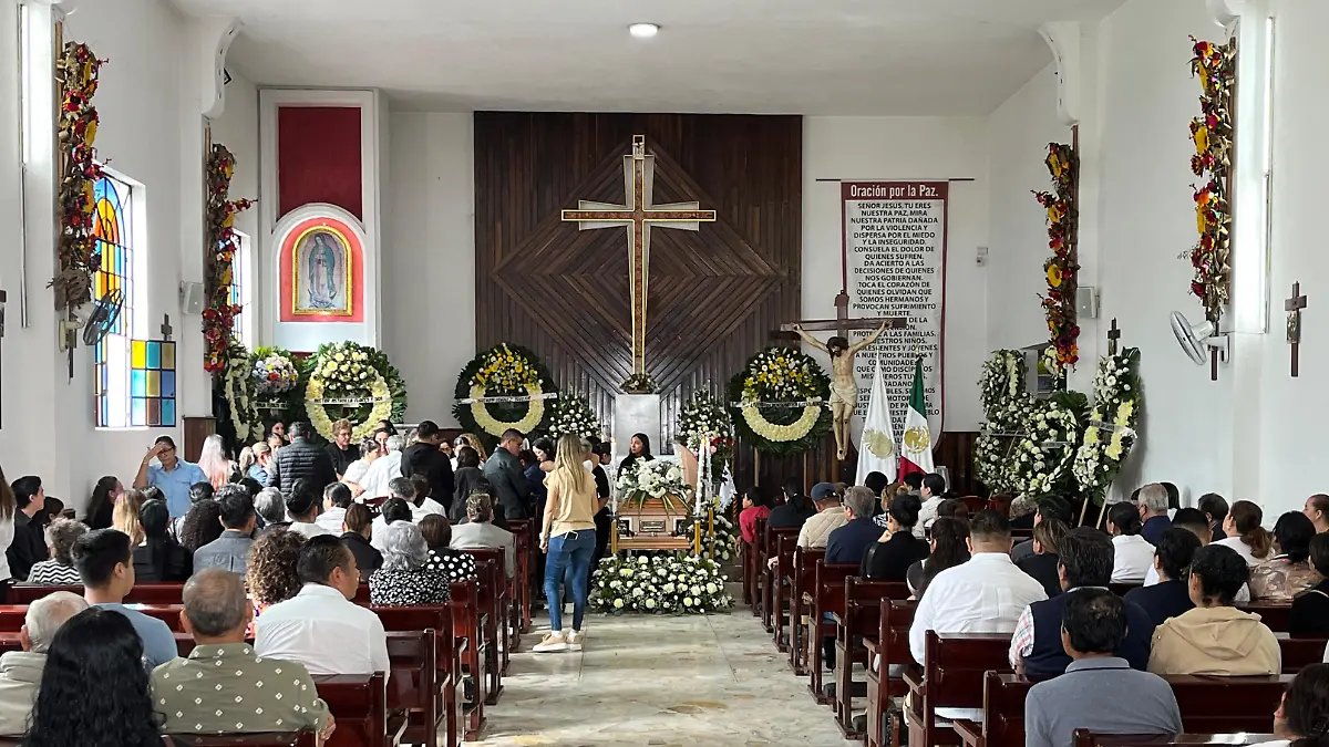 Funeral de Alejandro Arcos Catalán, alcalde de Chilpancingo asesinado