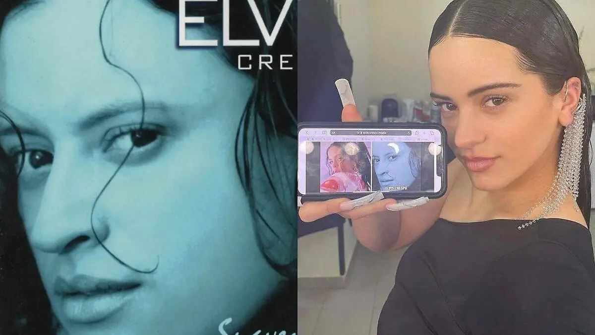 Rosalía y Elvis Crespo se parecen