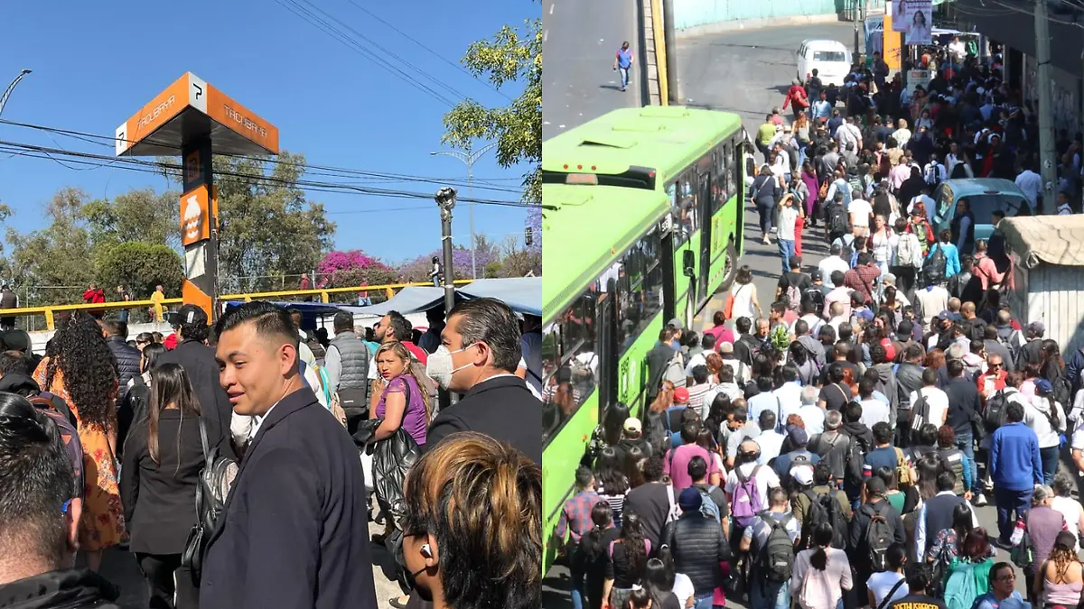 Caos en la línea 7 del metro