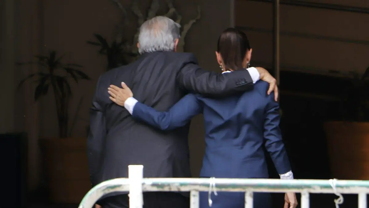 Claudia Sheinbaum y AMLO