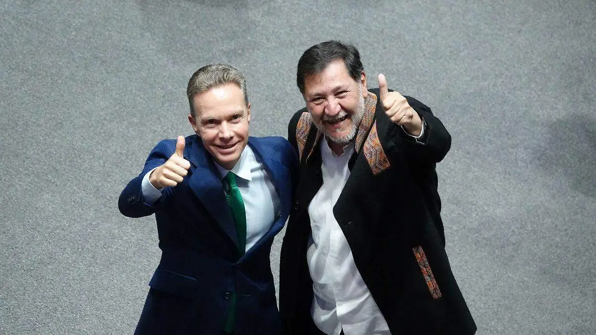 Manuel Velasco y Gerardo Fernández Noroña