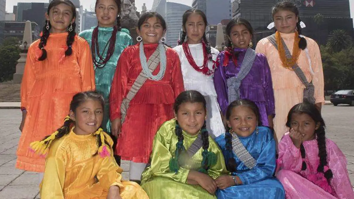 niñas mazahua