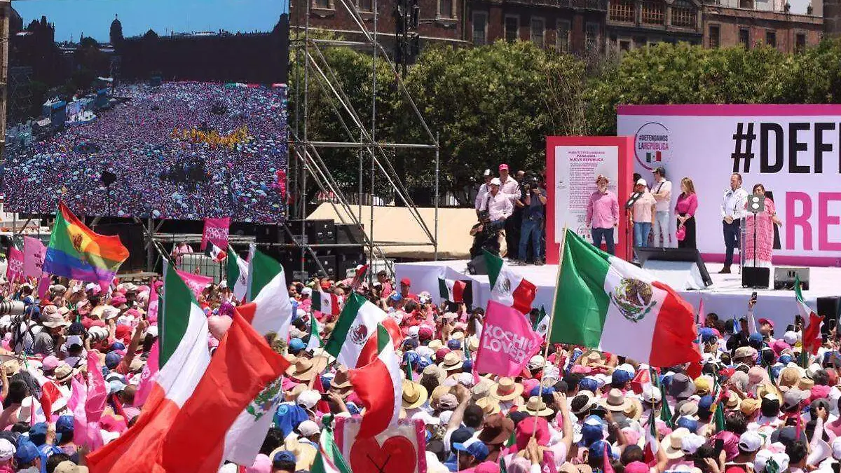 Marcha Rosa en Zocalo_Xochitl Galvez