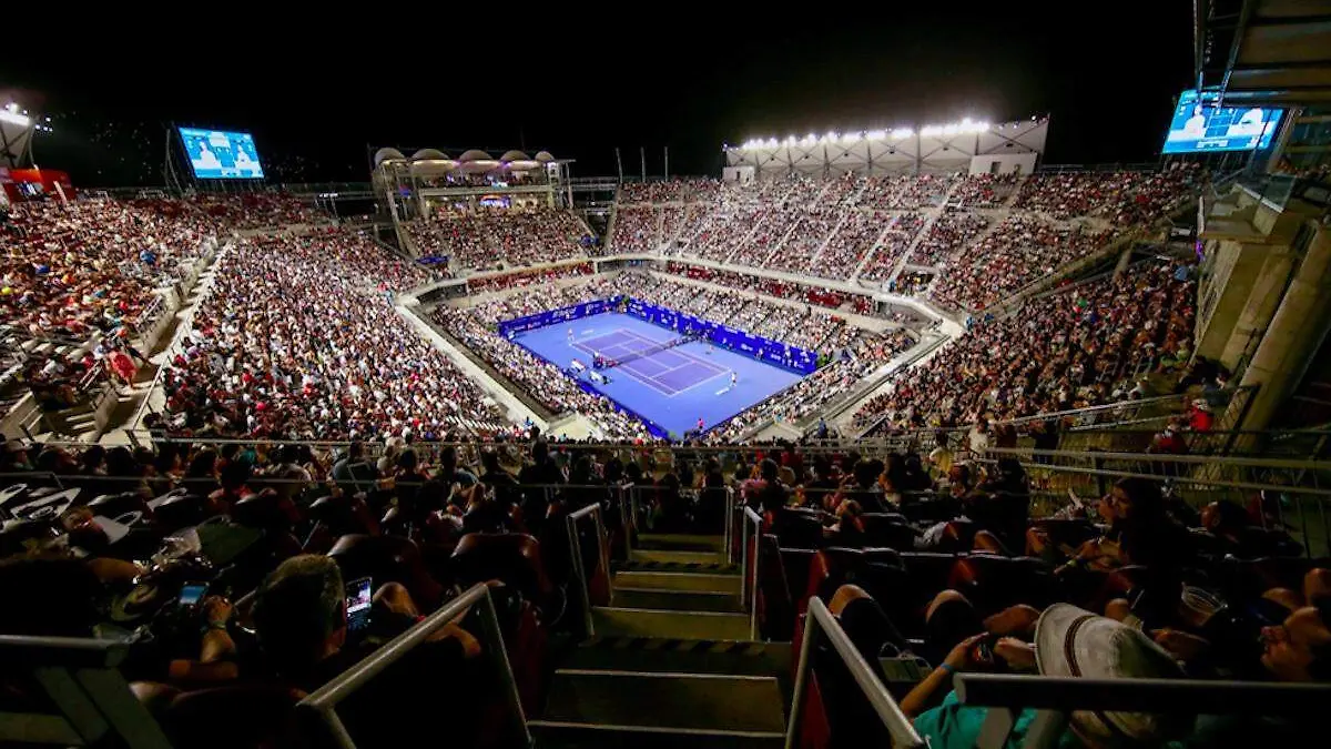 Así disfrutaron de la semifinal del Abierto Mexicano de Tenis  1