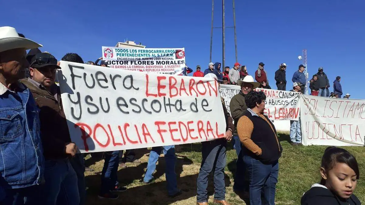 manifestacion contra lebaron