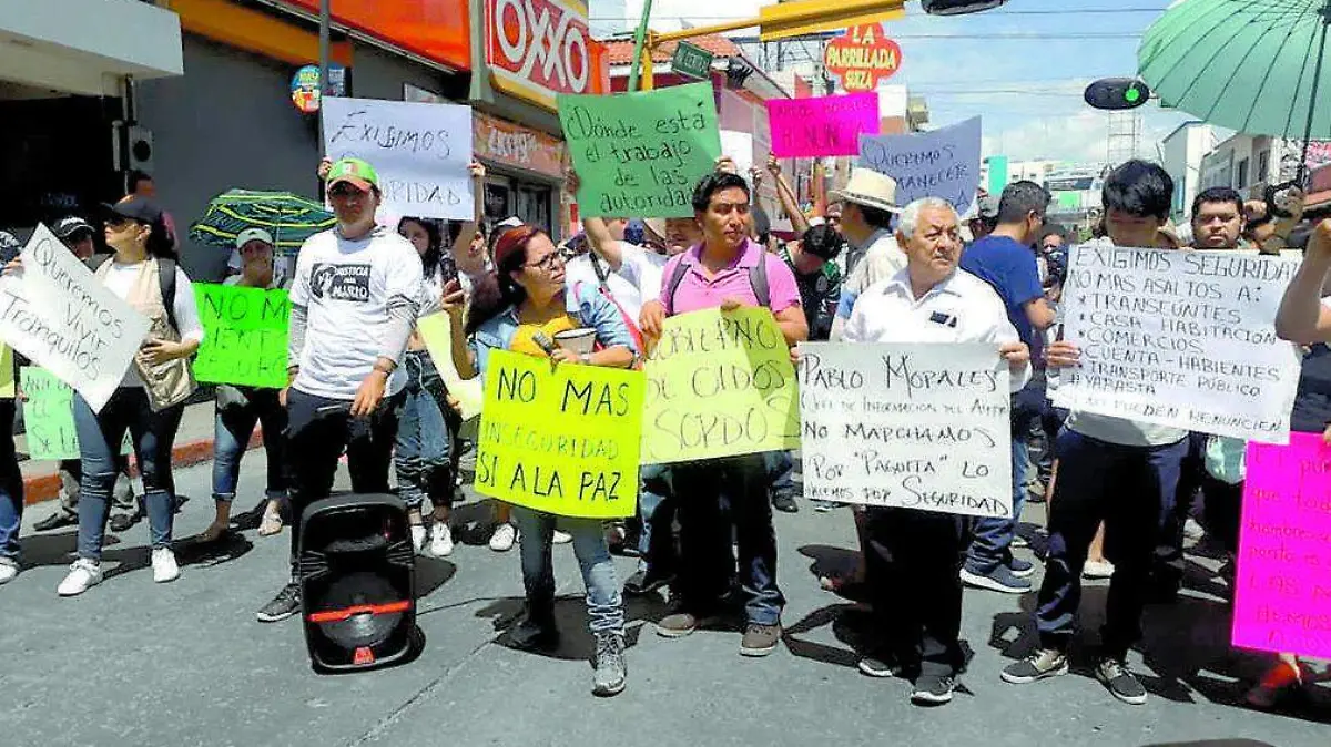 Tuxtla Manifestacion inseguridad