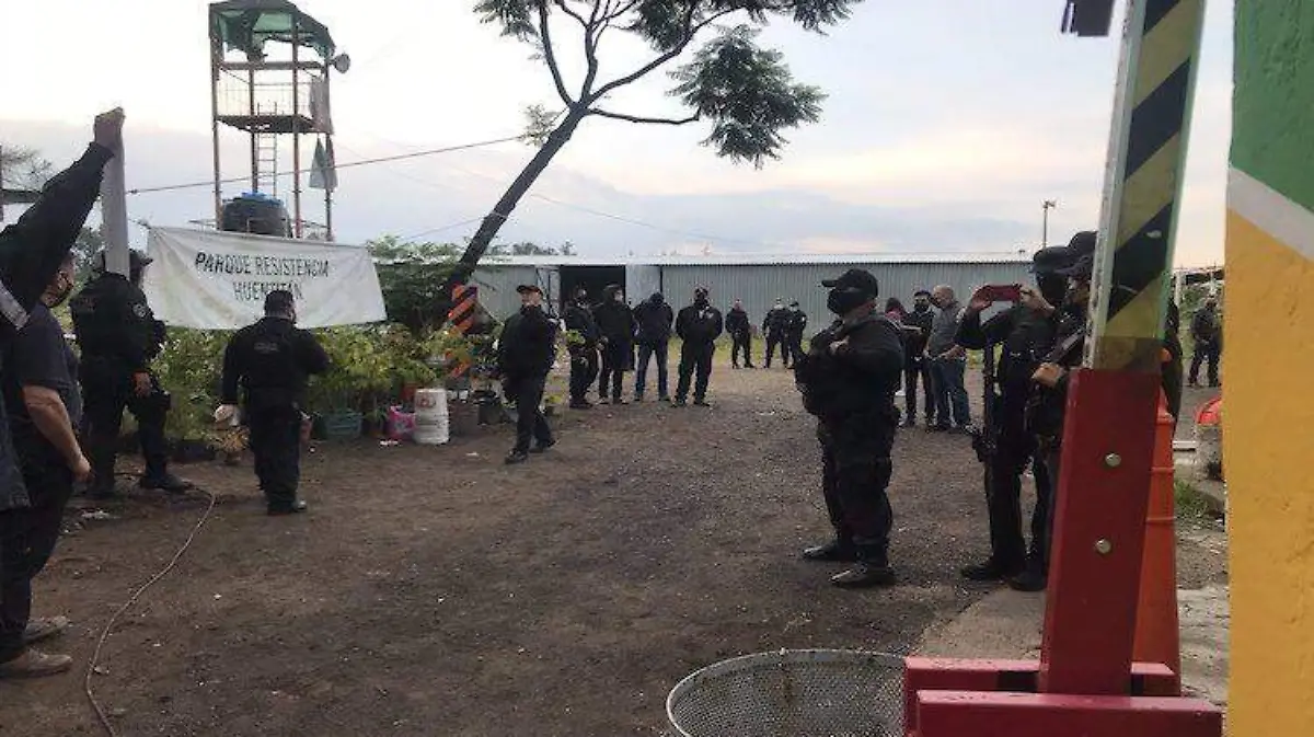 Desalojo Parque Huentitán