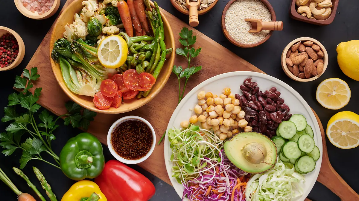 buddha-bowl-dish-with-vegetables-and-legumes-top-view