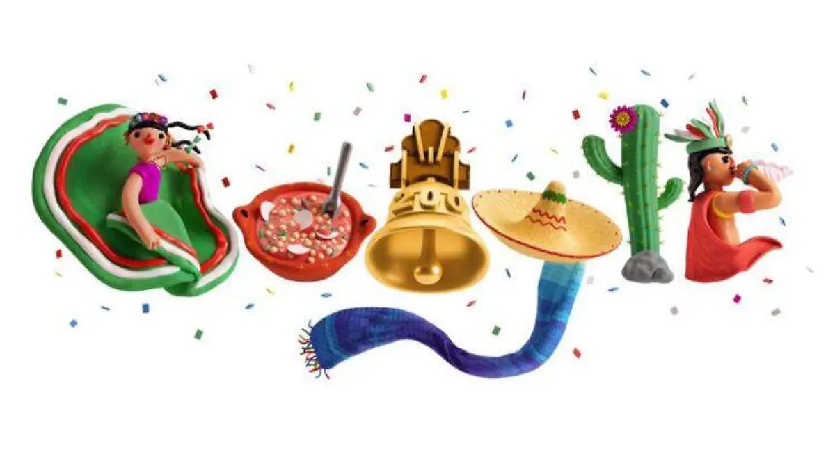 Google celebra con Doodle la Independencia de México