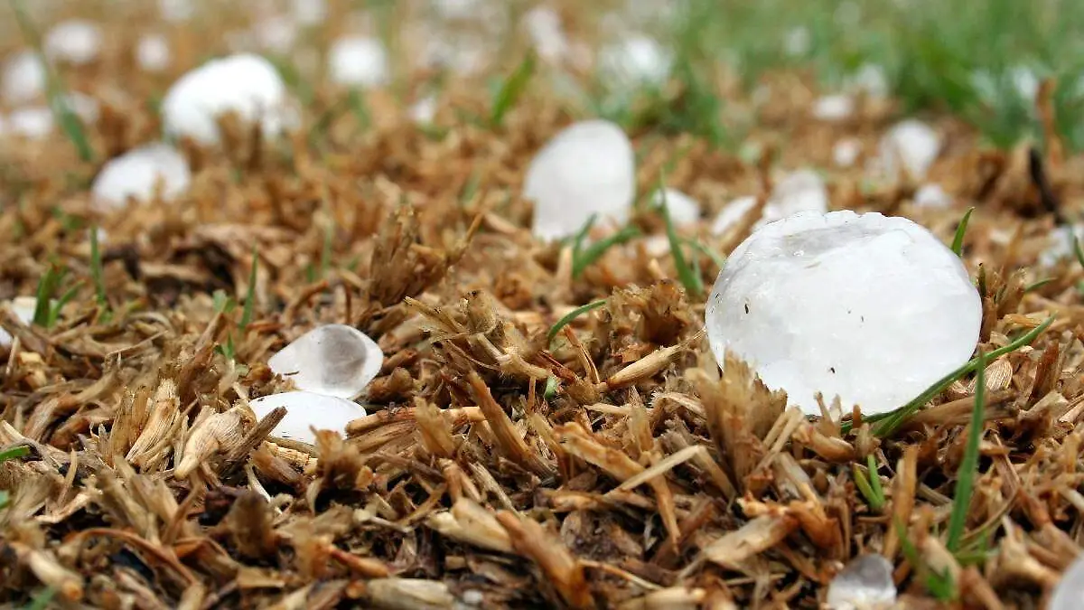 Granizo tamaño canica