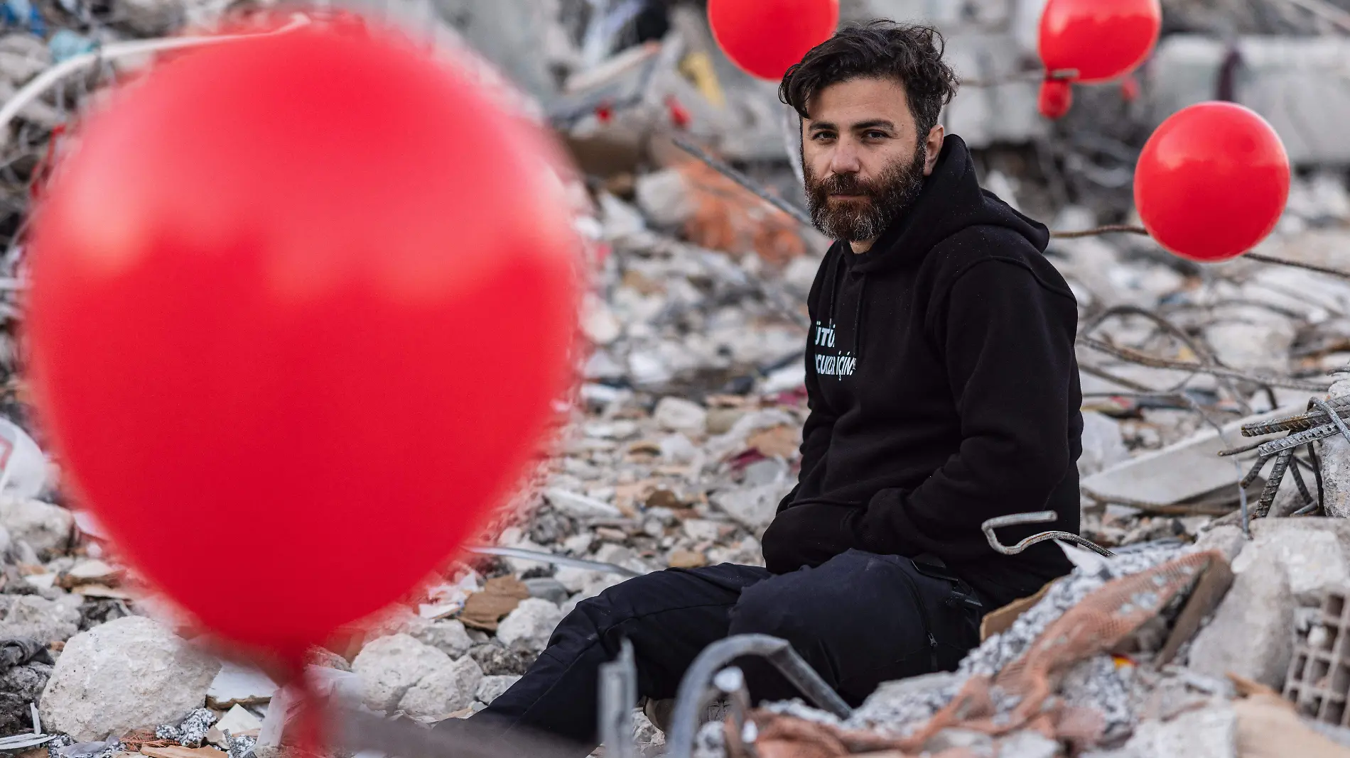 Globos rojos en Turquia