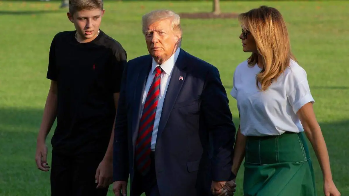 barron trump hijo melania donald trump afp 3