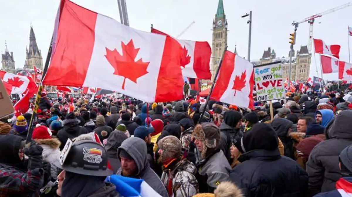 Protestas en Canadá