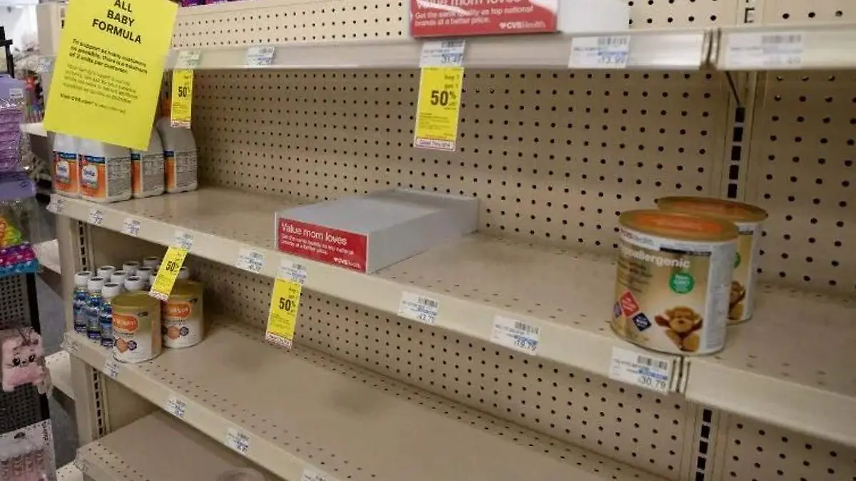 Escasez leche en polvo