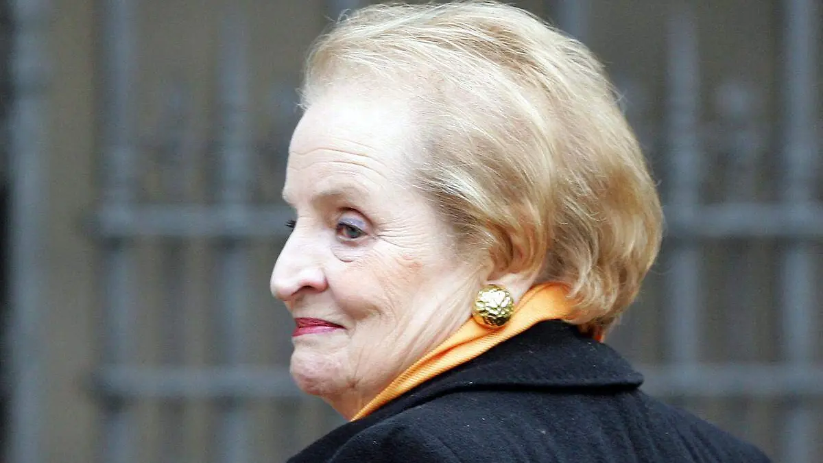 2022-03-23T185040Z_425578307_RC2PRO6K25F9_RTRMADP_3_PEOPLE-MADELEINE-ALBRIGHT