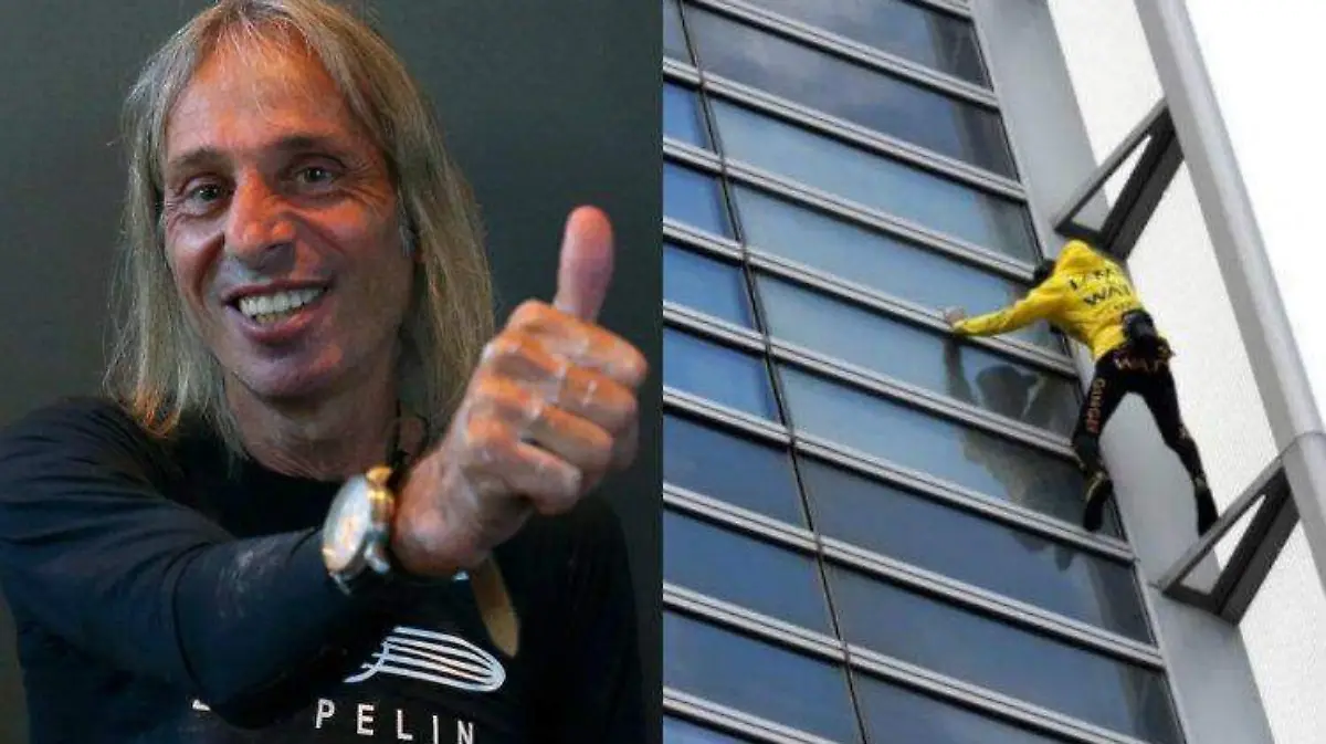 collage alain robert REUTERS
