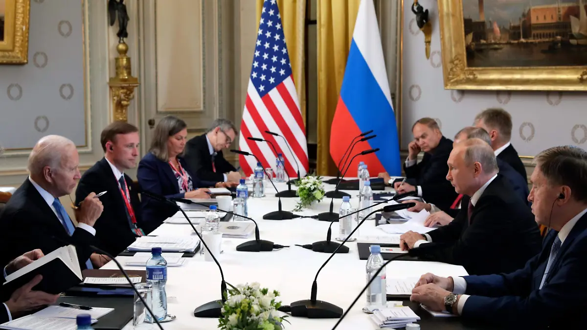 Reunión Bide-Putin concluye